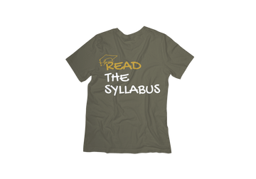 "Read the Syllabus" Grad Cap Tee