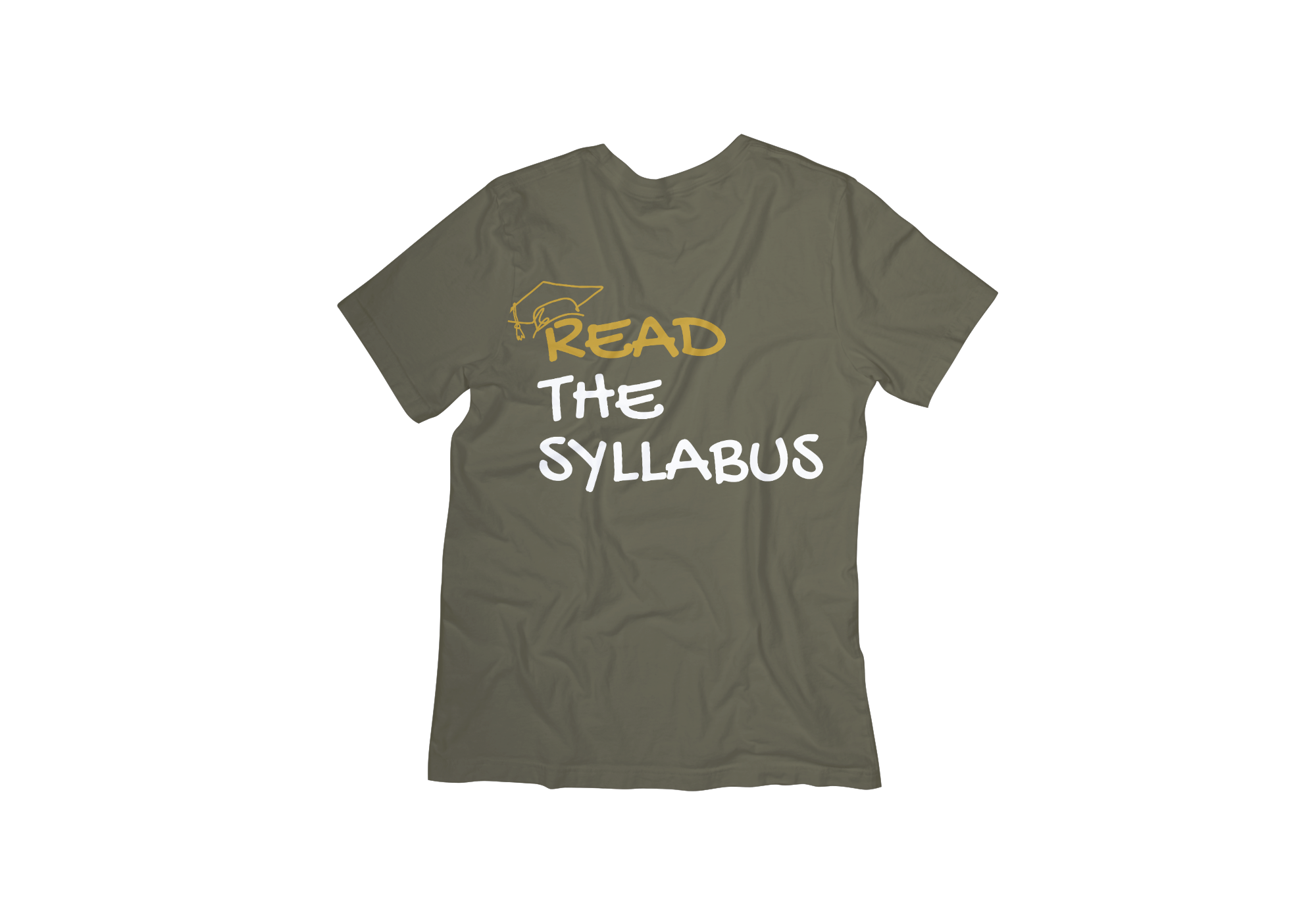 "Read the Syllabus" Grad Cap Tee