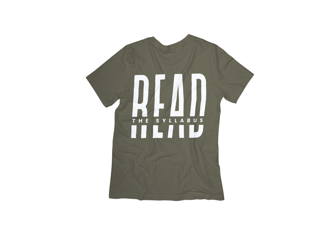 "Read the Syllabus" Between the Lines Tee